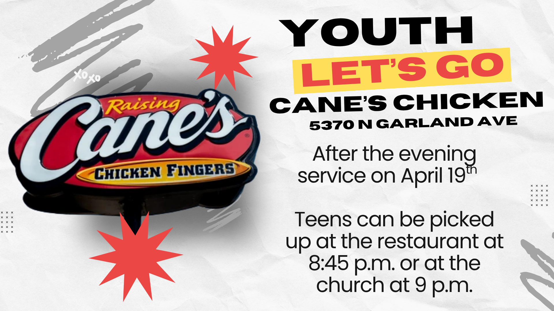 Youth Let’s Go Templates